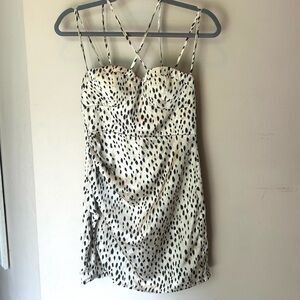 Zara leopard print mini dress